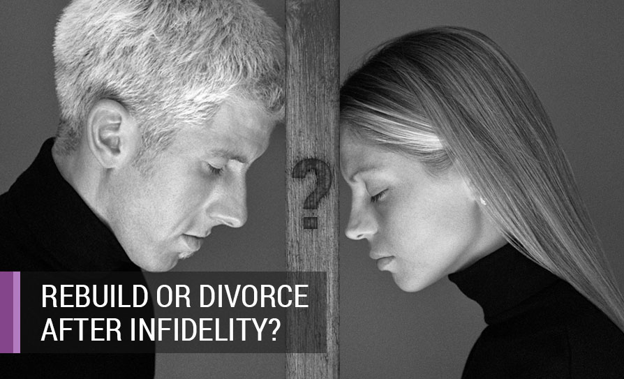 Should We Rebuild or Divorce After an Affair? Image of Couple